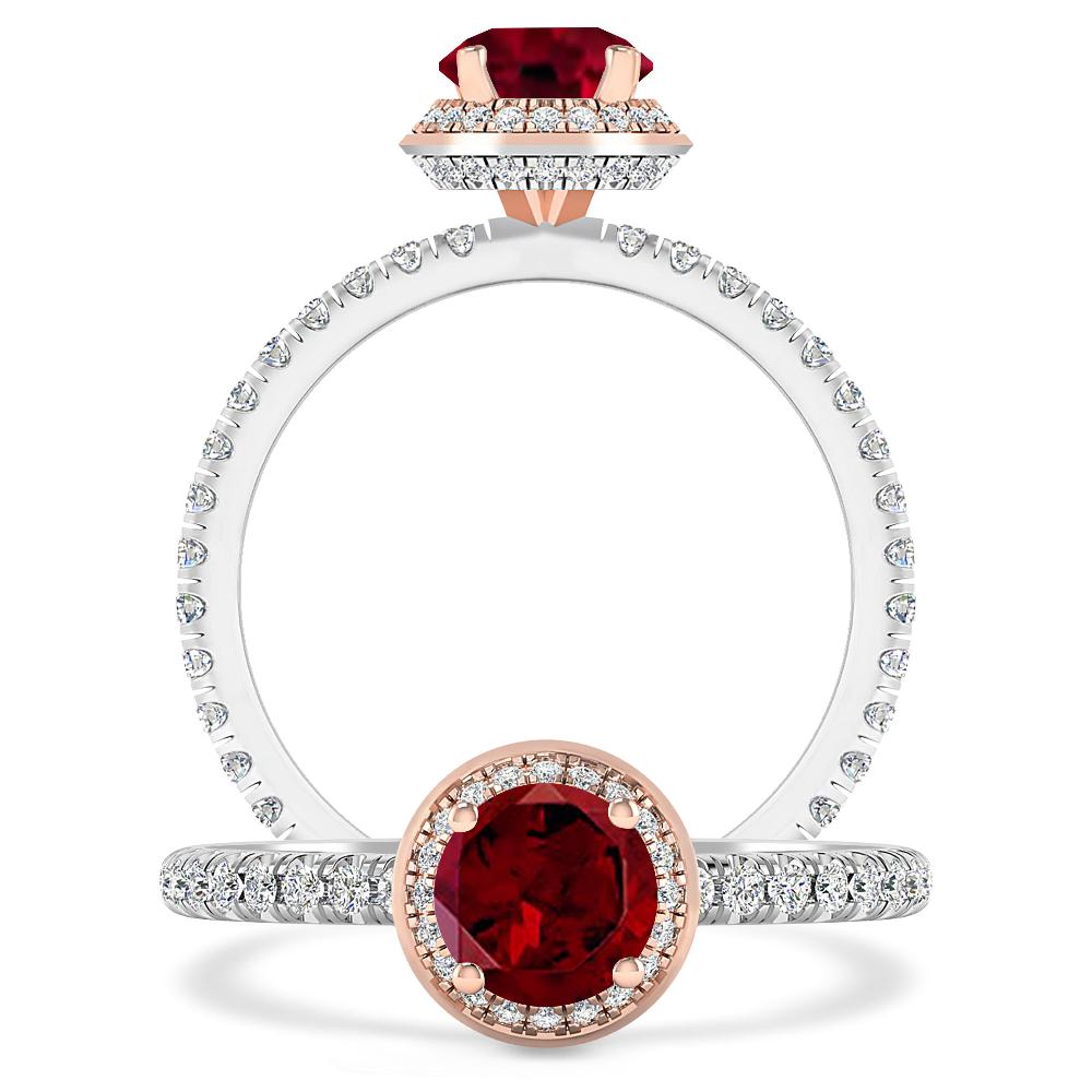 White Gold - Garnet