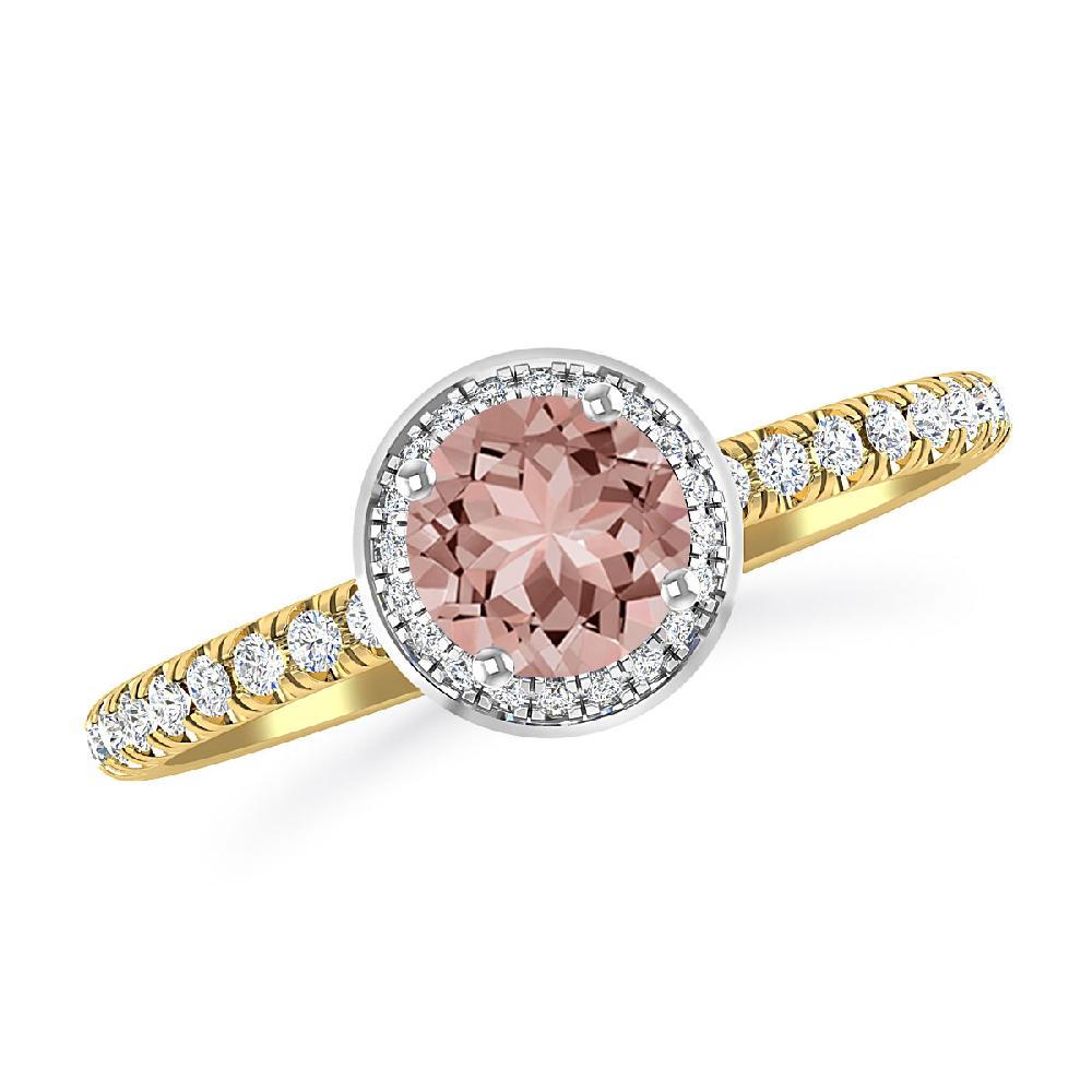 Yellow Gold - Morganite