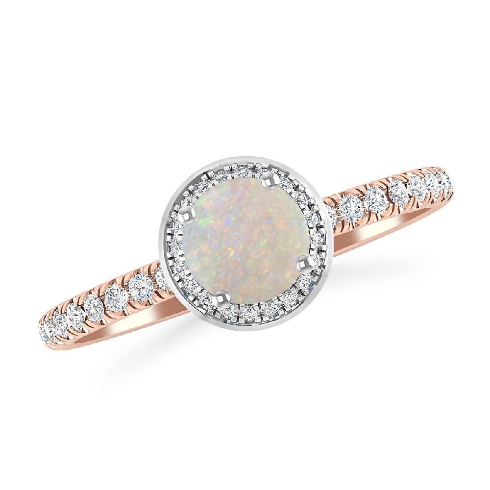 Rose Gold - Opal