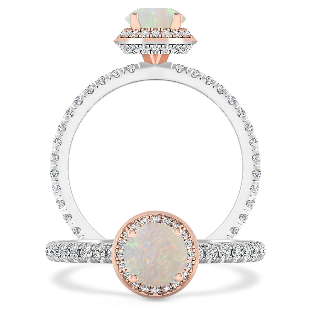 White Gold - Opal