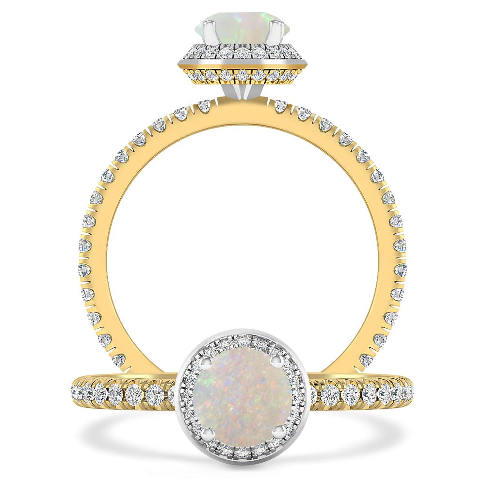 Yellow Gold - Opal