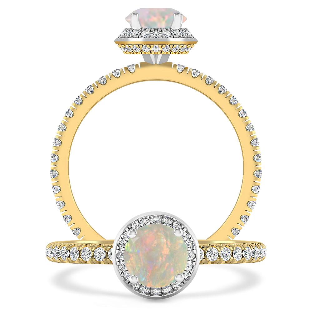 Yellow Gold - Opal