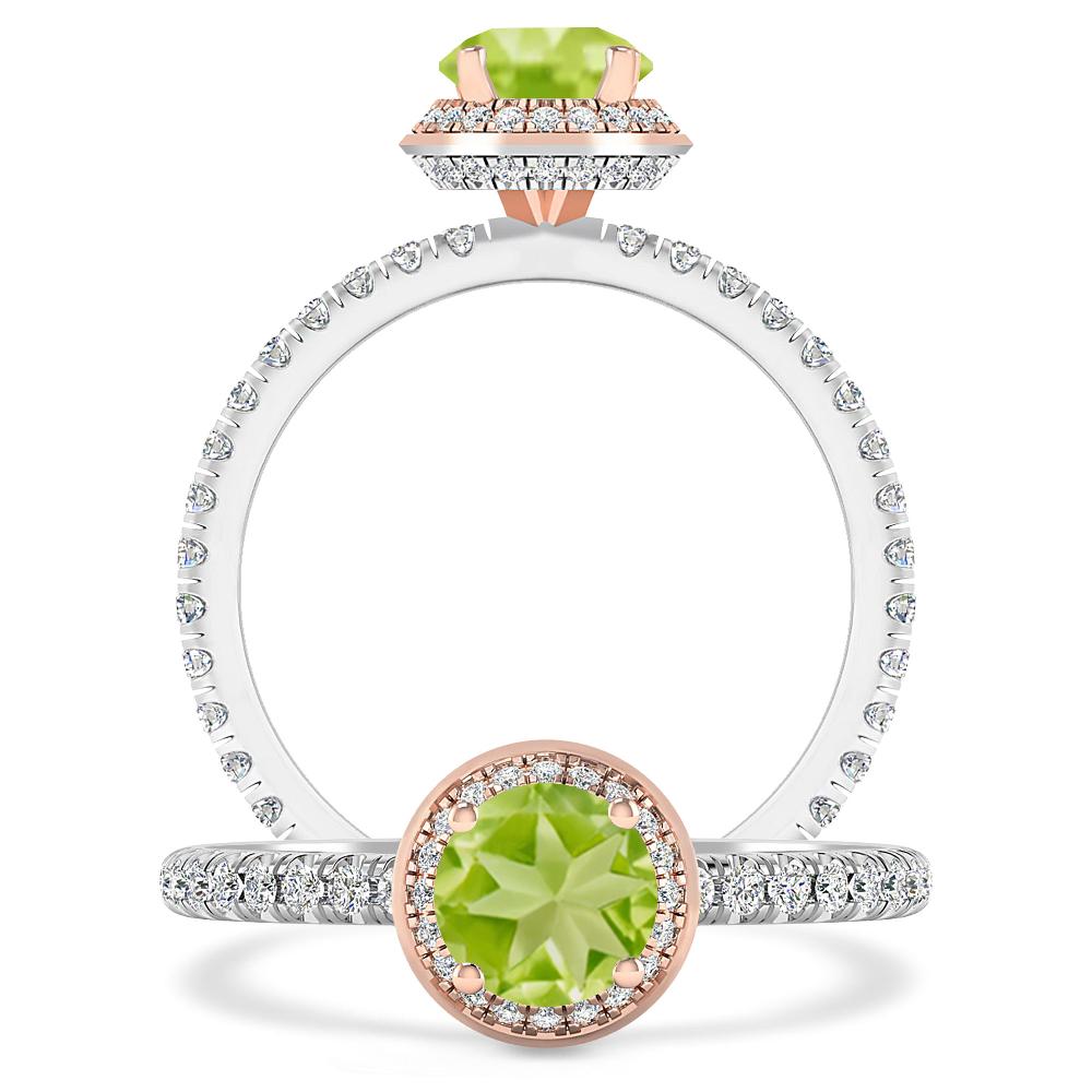 White Gold - Peridot