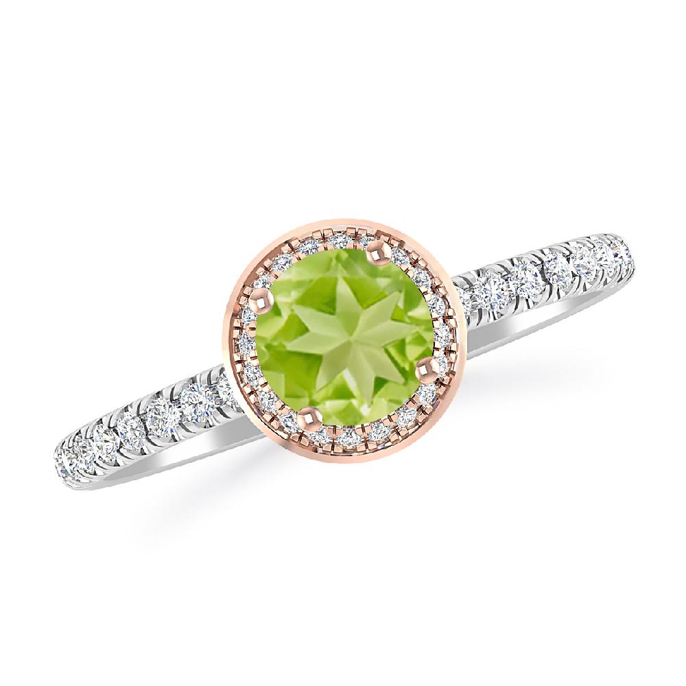 White Gold - Peridot