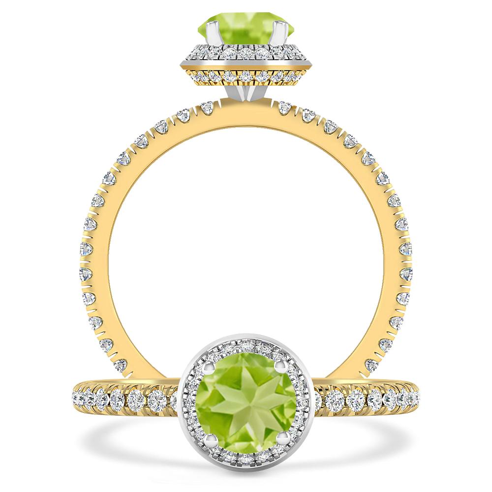 Yellow Gold - Peridot