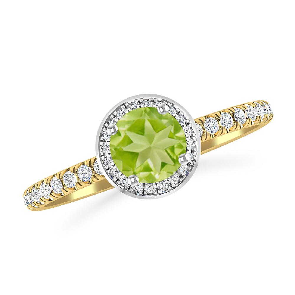 Yellow Gold - Peridot