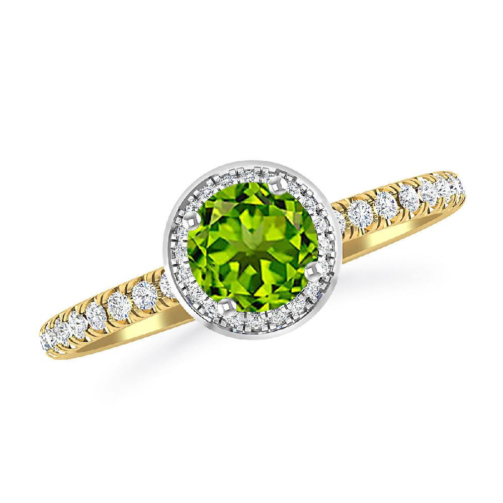 Yellow Gold - Peridot