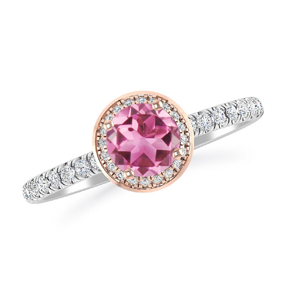 White Gold - Pink Tourmaline