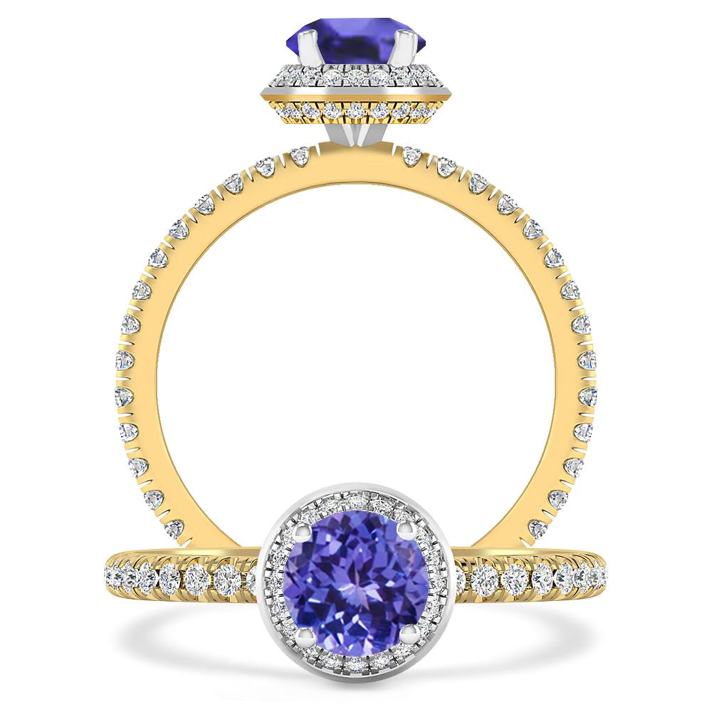 Yellow Gold - Tanzanite