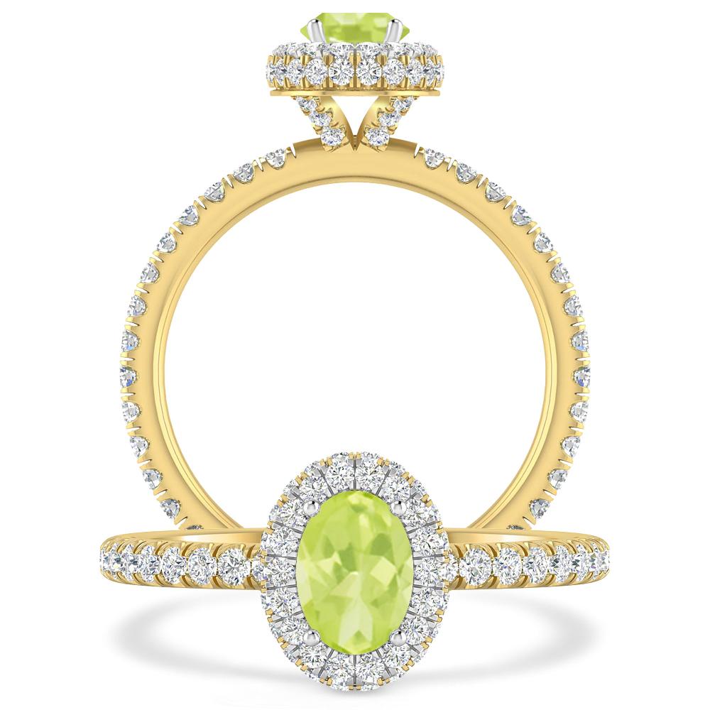 Yellow Gold - Peridot