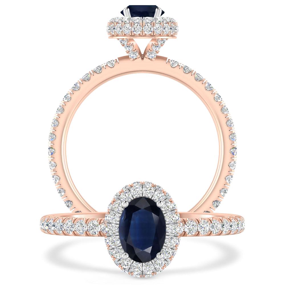Rose Gold - Sapphire