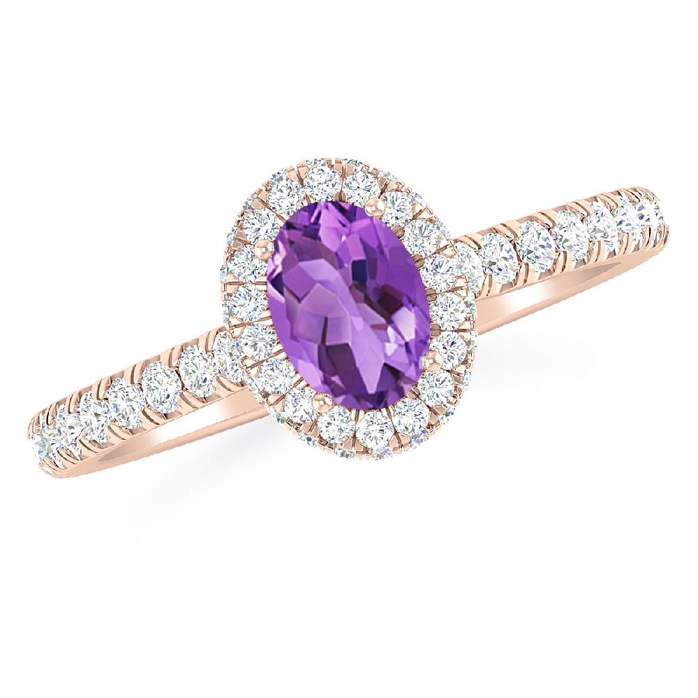 Rose Gold - Amethyst