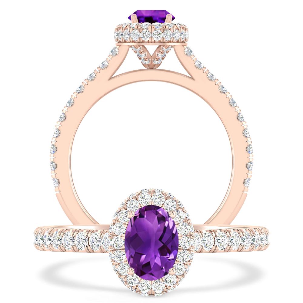 Rose Gold - Amethyst