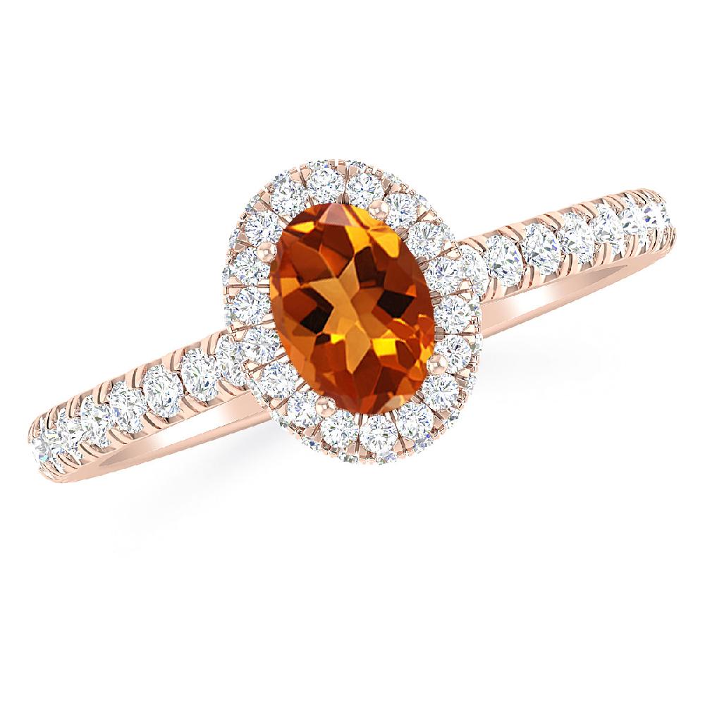 Rose Gold - Citrine