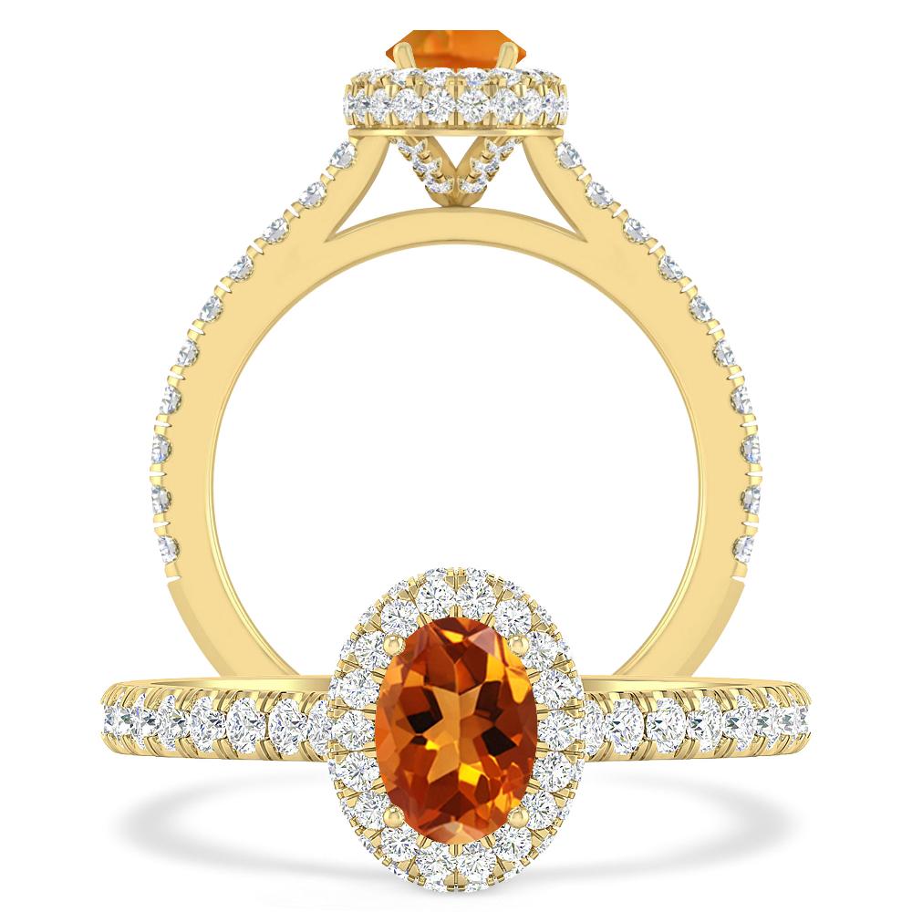 Yellow Gold - Citrine