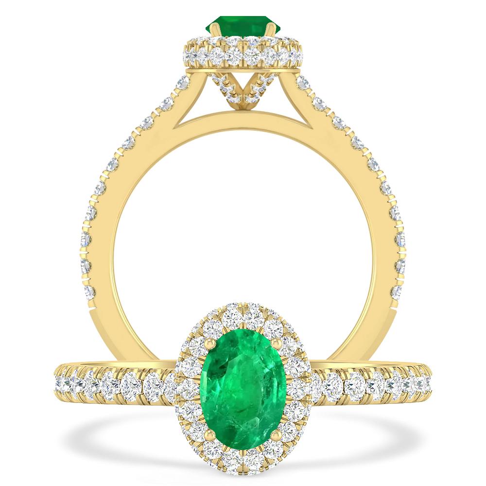 Yellow Gold - Emerald