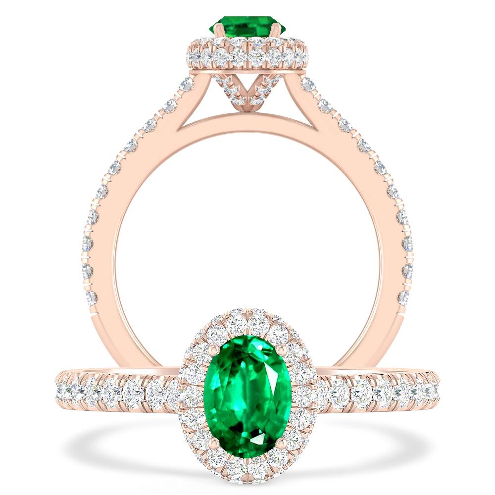 Rose Gold - Emerald