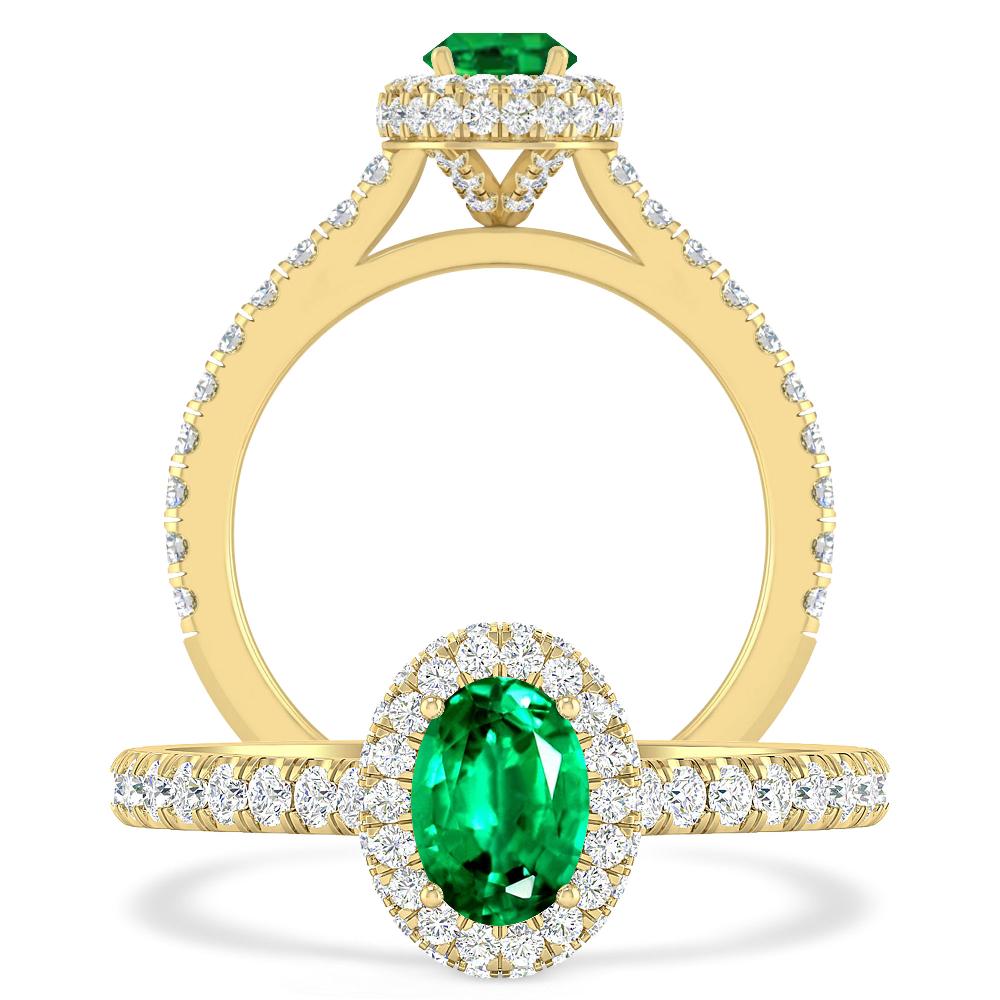 Yellow Gold - Emerald