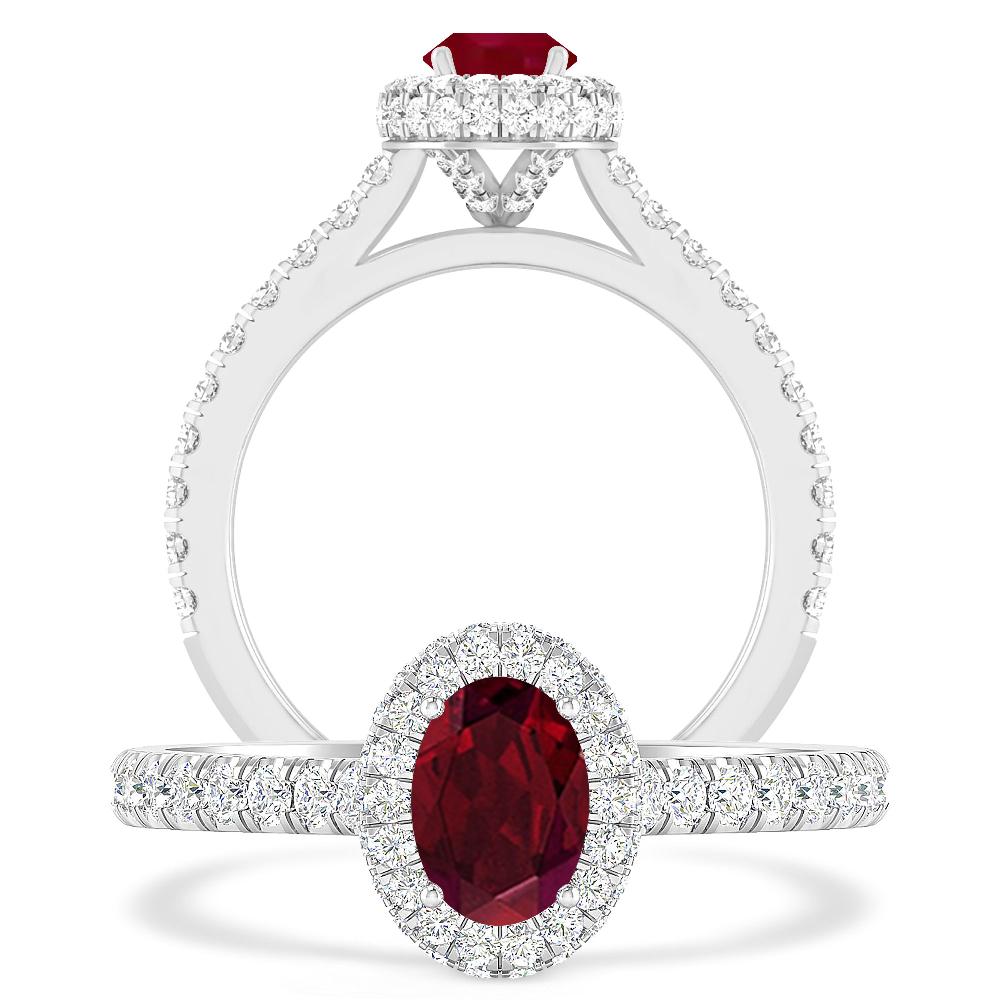 White Gold - Garnet