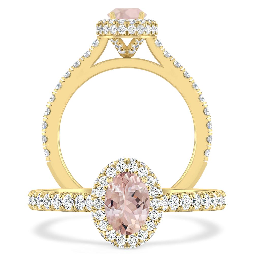 Yellow Gold - Morganite