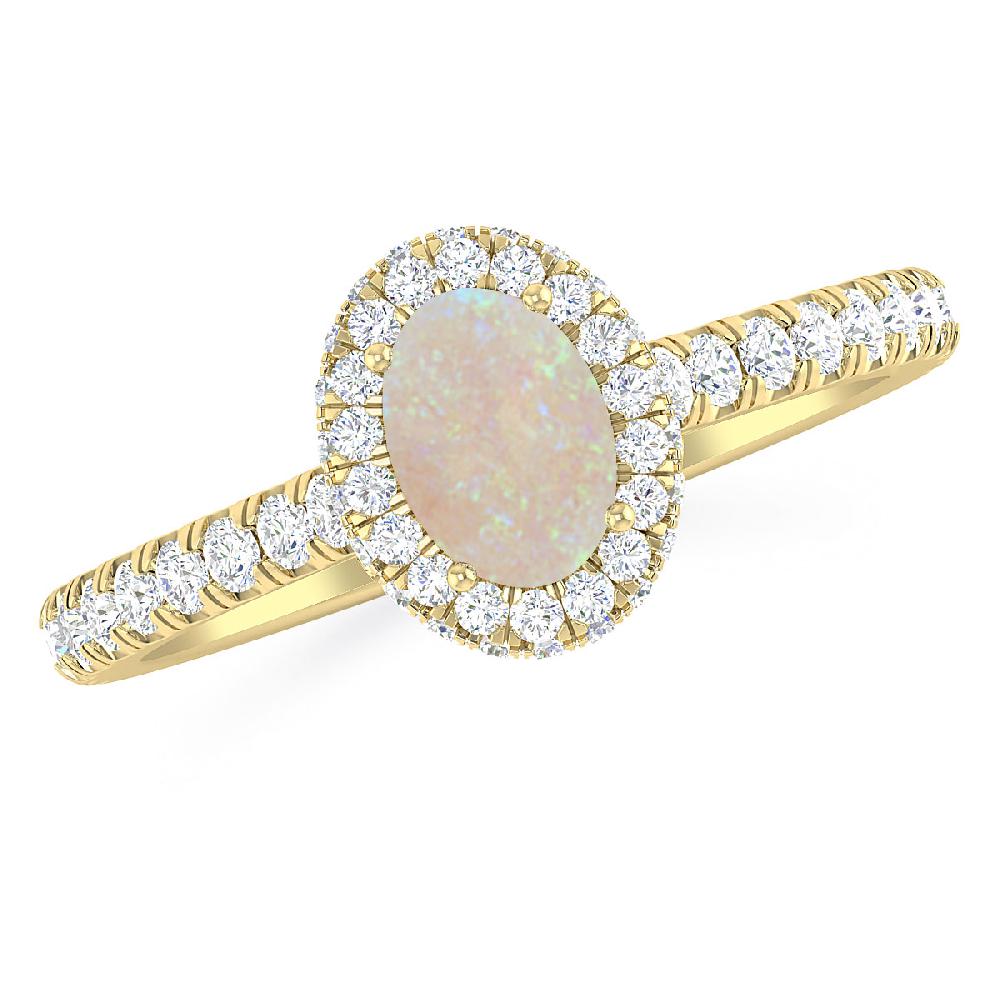 Yellow Gold - Opal