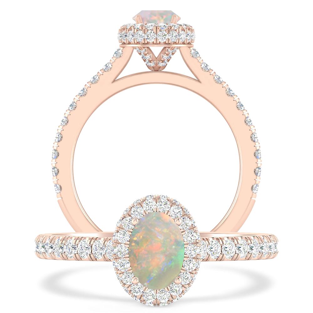 Rose Gold - Opal