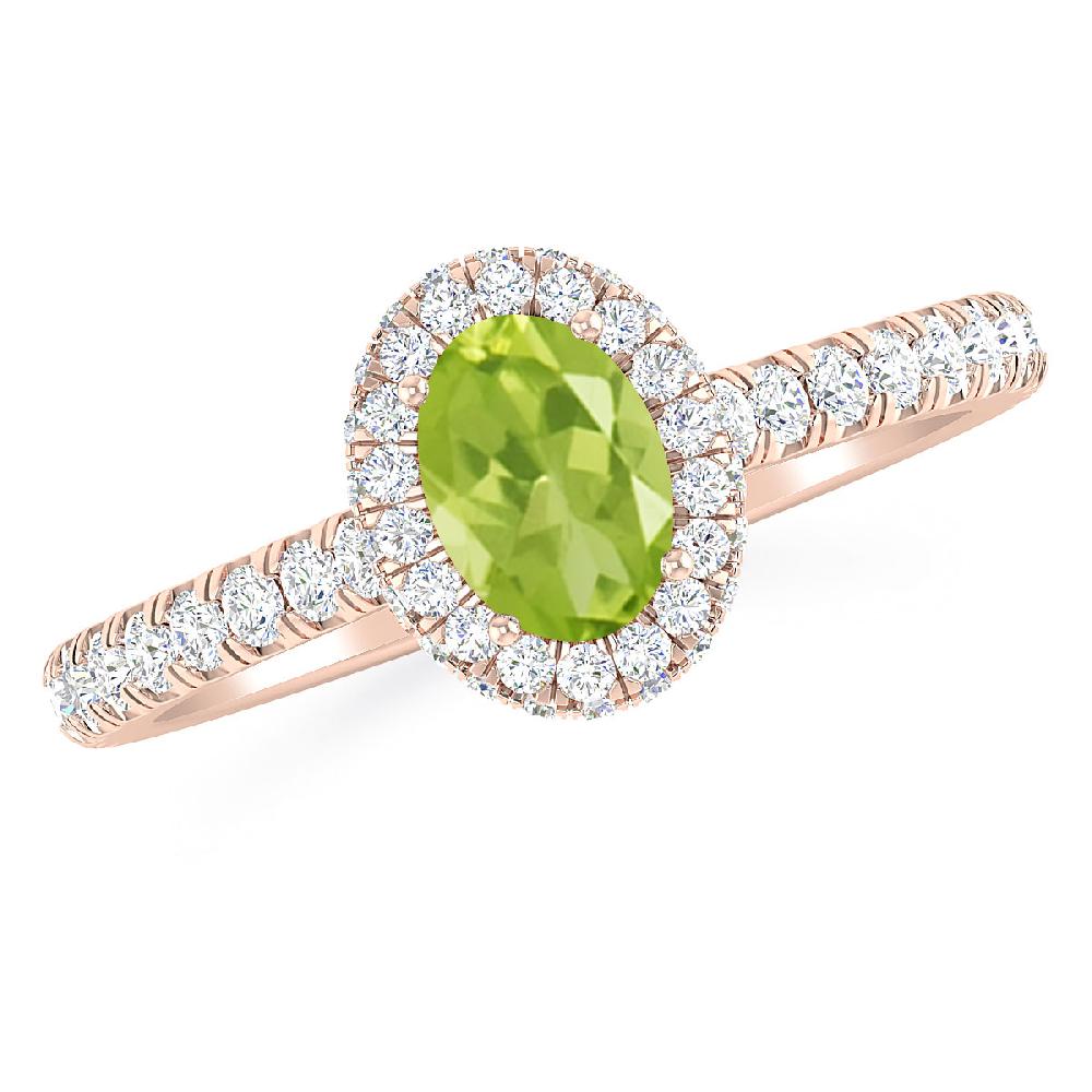 Rose Gold - Peridot