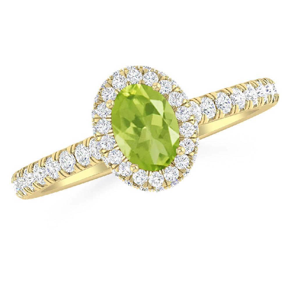 Yellow Gold - Peridot