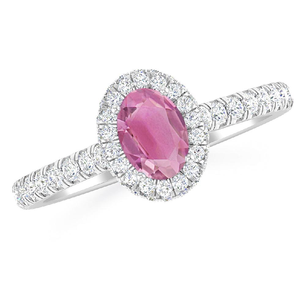 White Gold - Pink Tourmaline