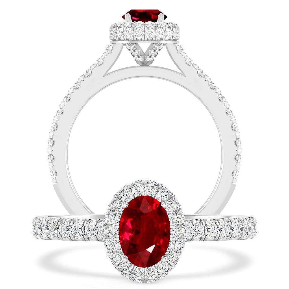 White Gold - Ruby