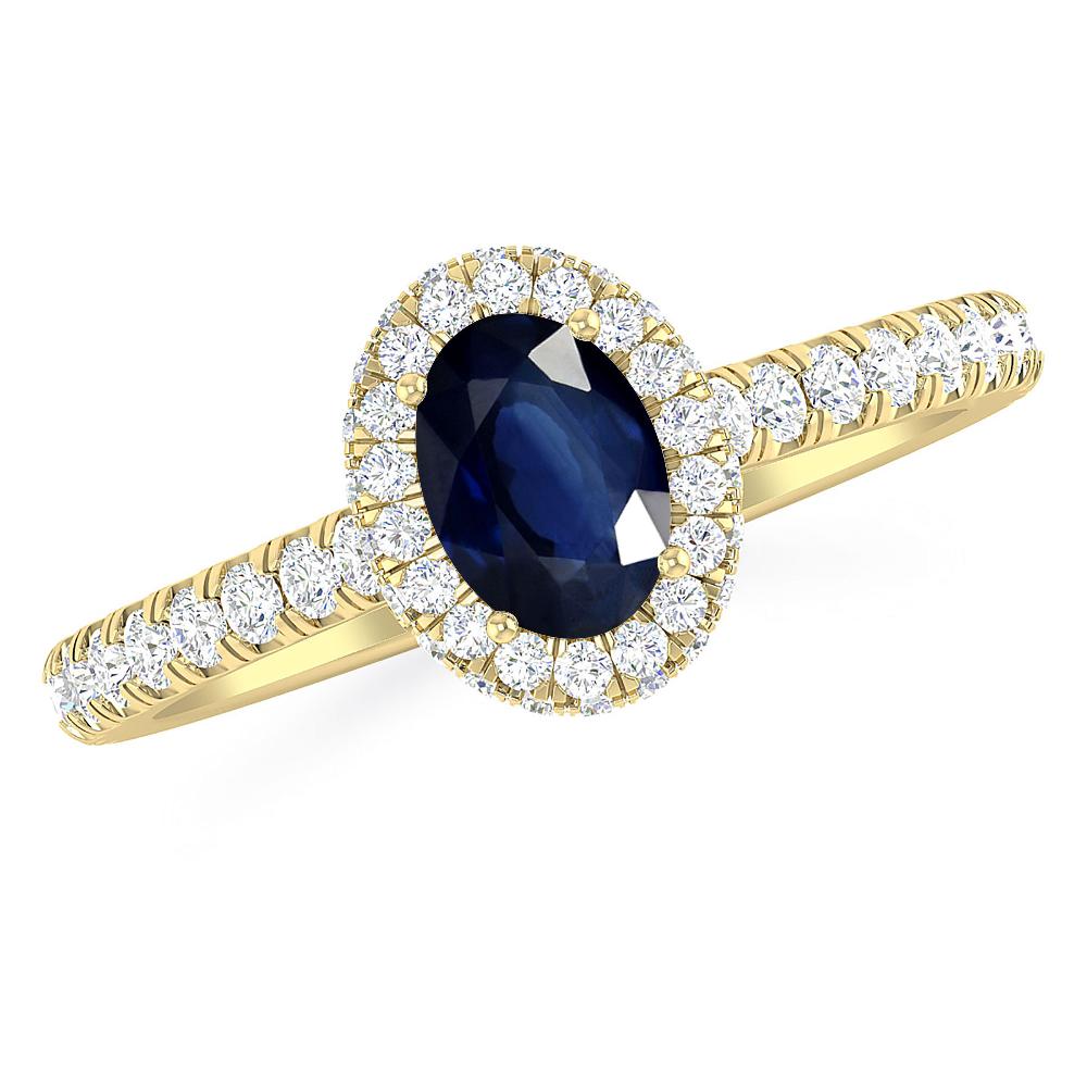 Yellow Gold - Sapphire