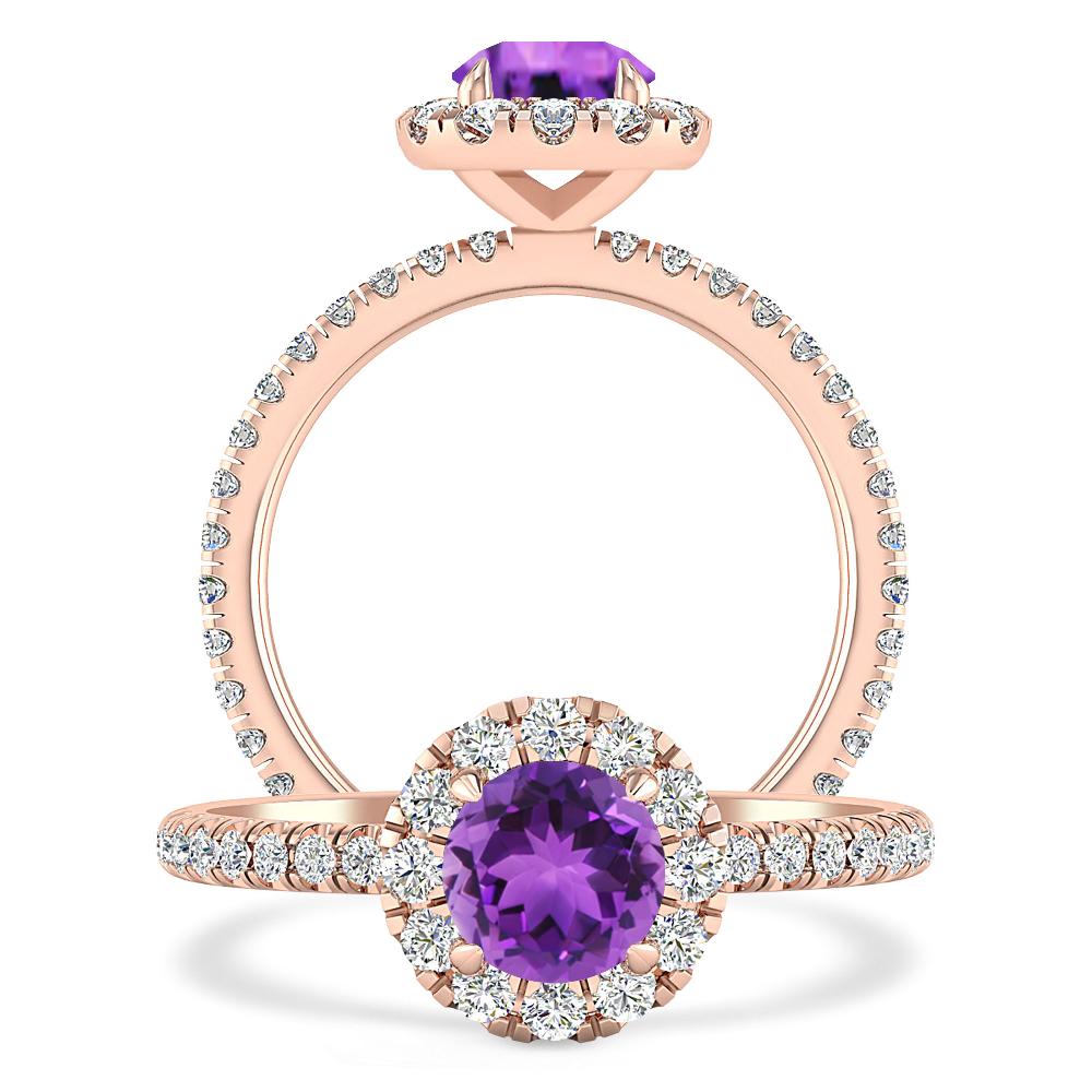 Rose Gold - Amethyst