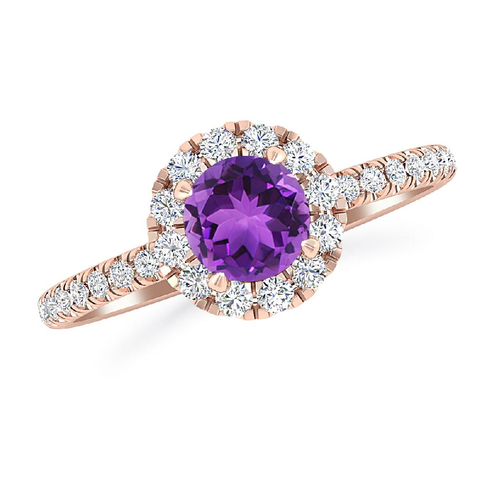 Rose Gold - Amethyst