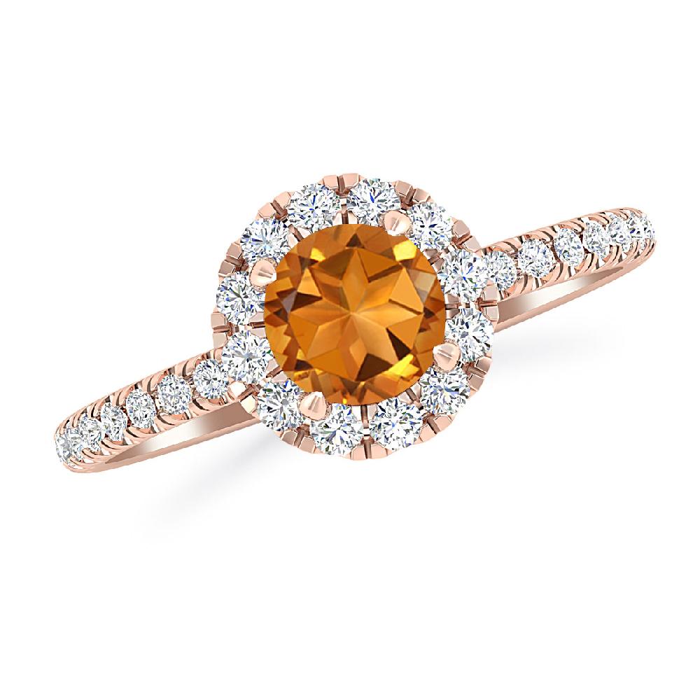 Rose Gold - Citrine