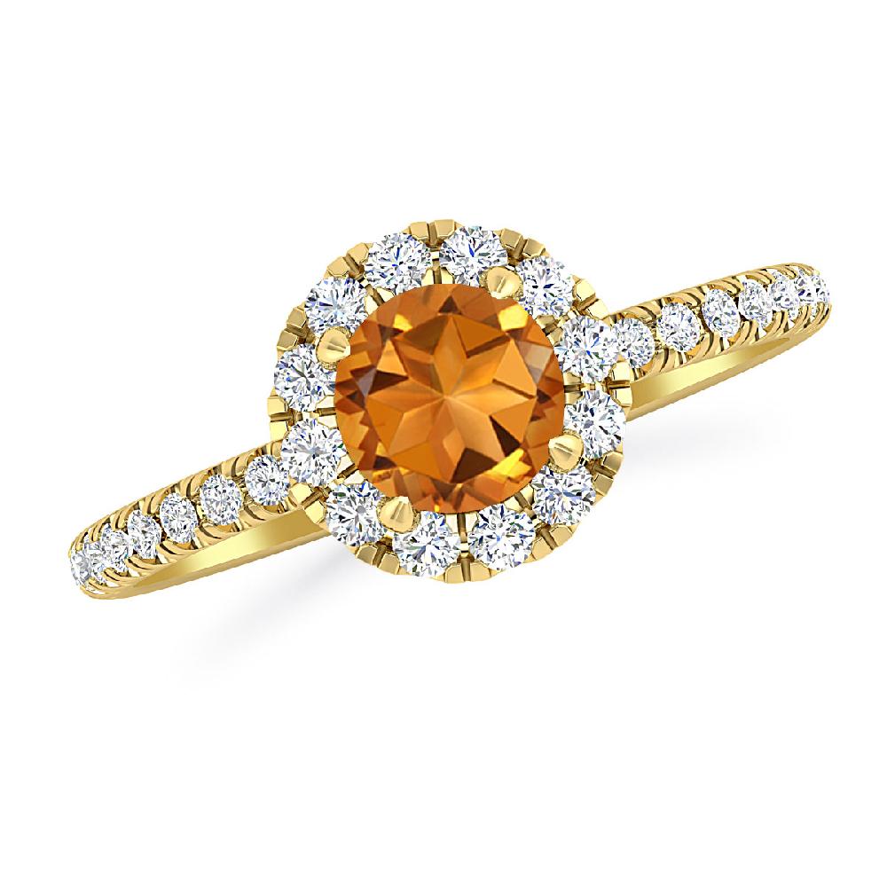 Yellow Gold - Citrine