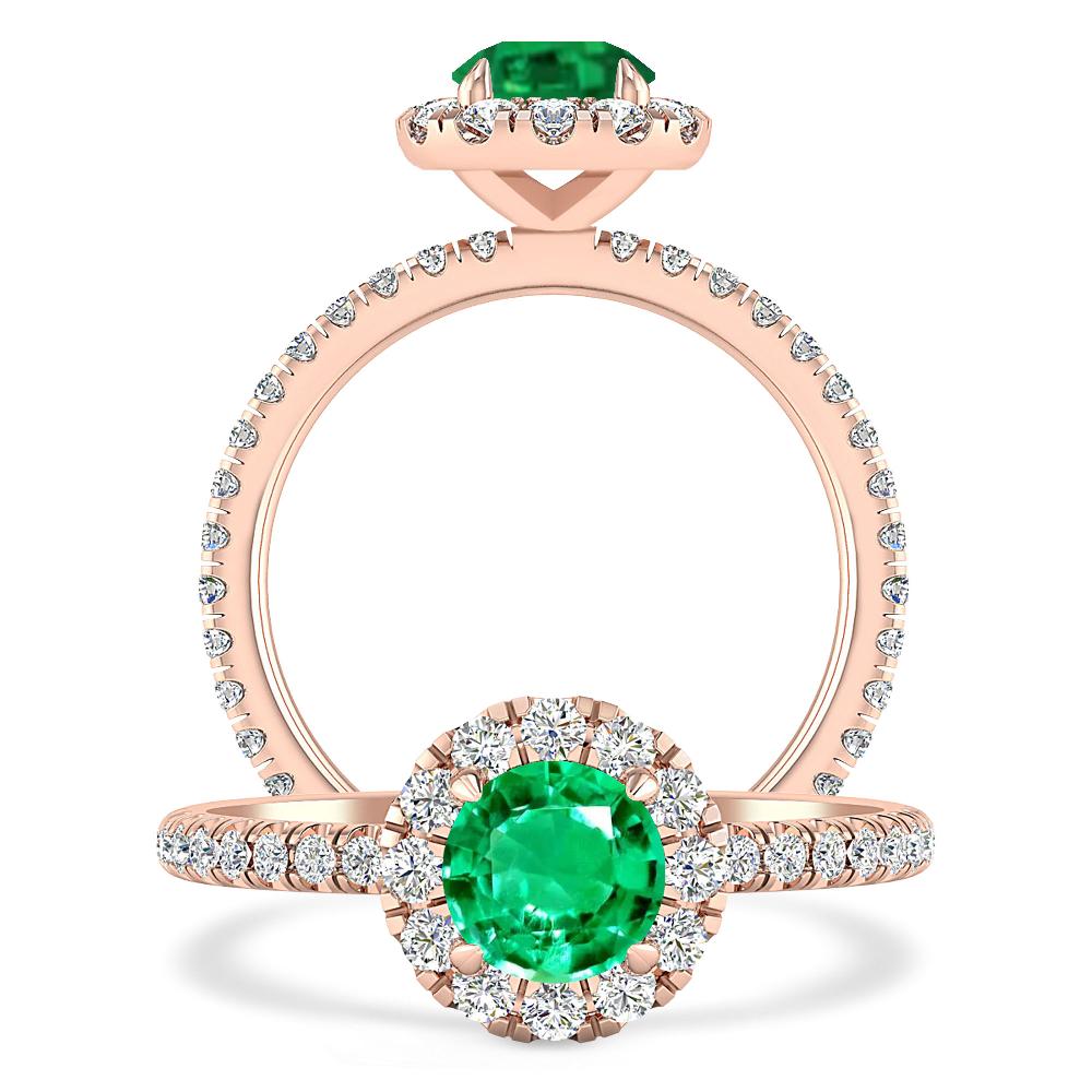 Rose Gold - Emerald