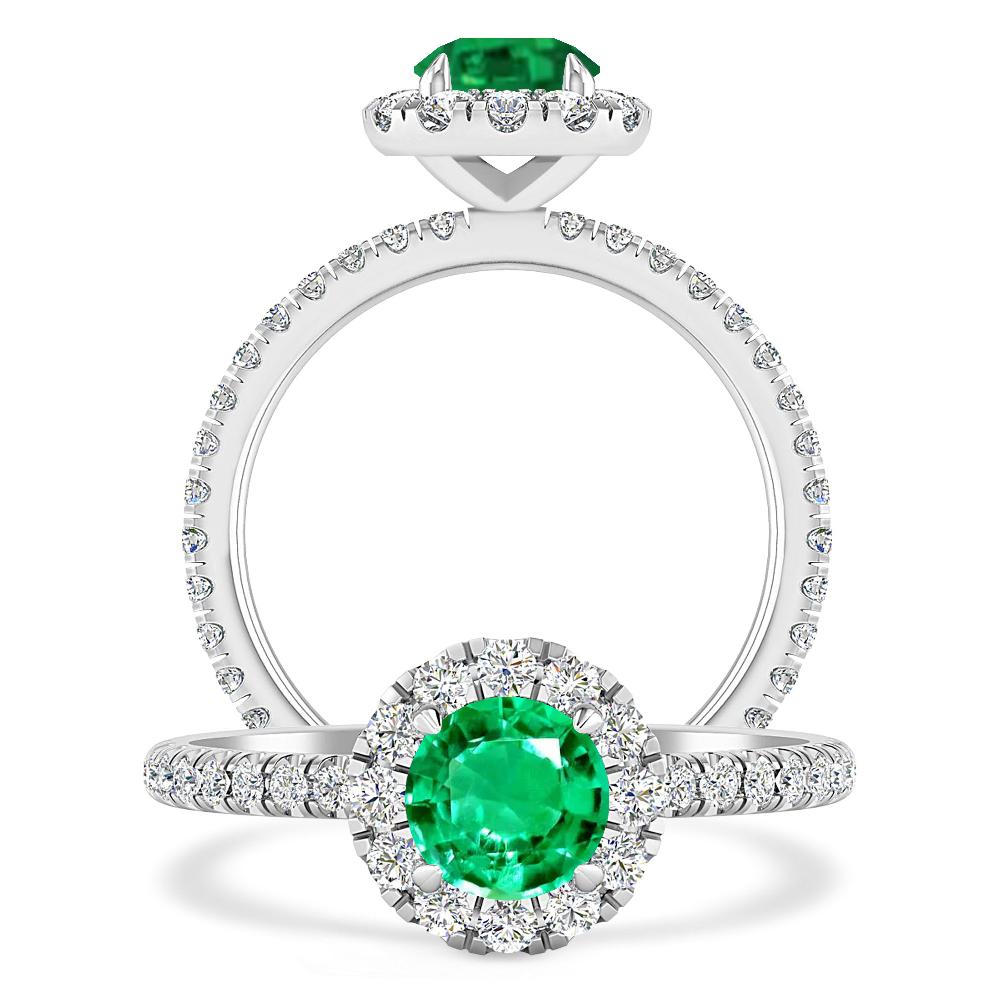 White Gold - Emerald