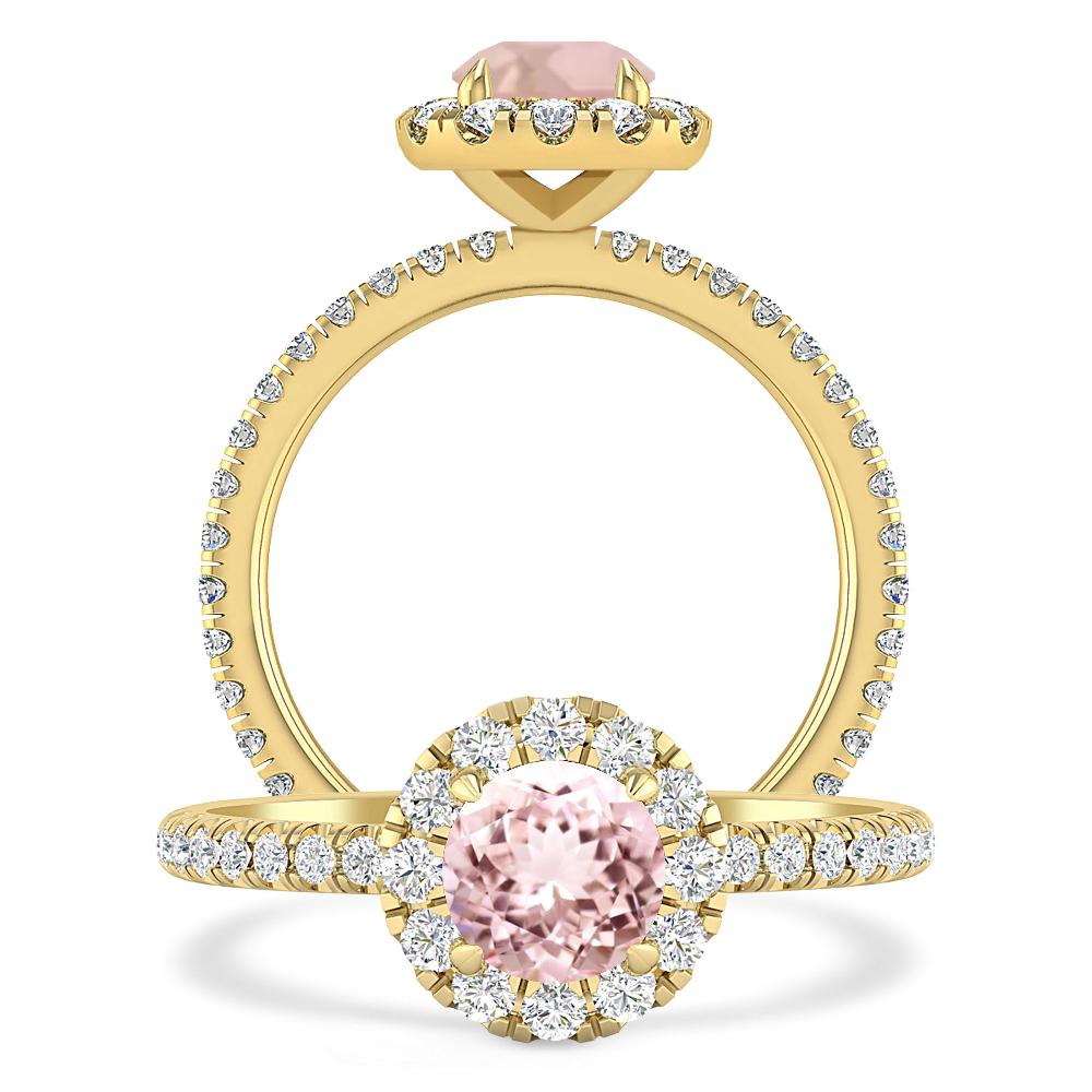 Yellow Gold - Morganite