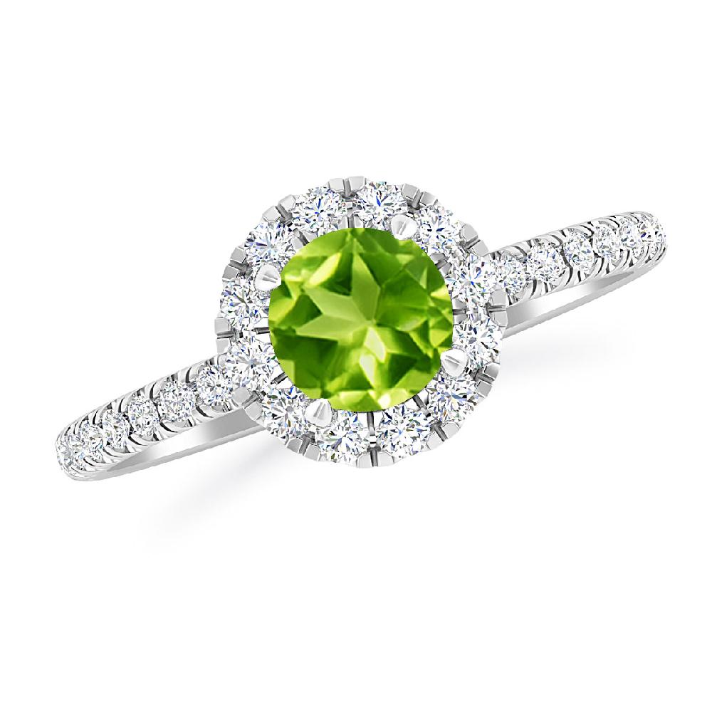 White Gold - Peridot