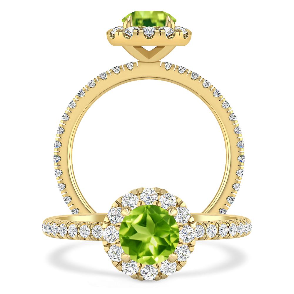 Yellow Gold - Peridot