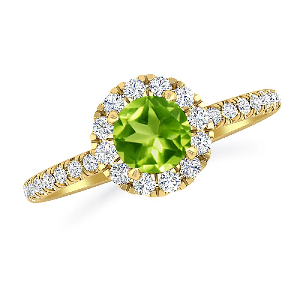 Yellow Gold - Peridot