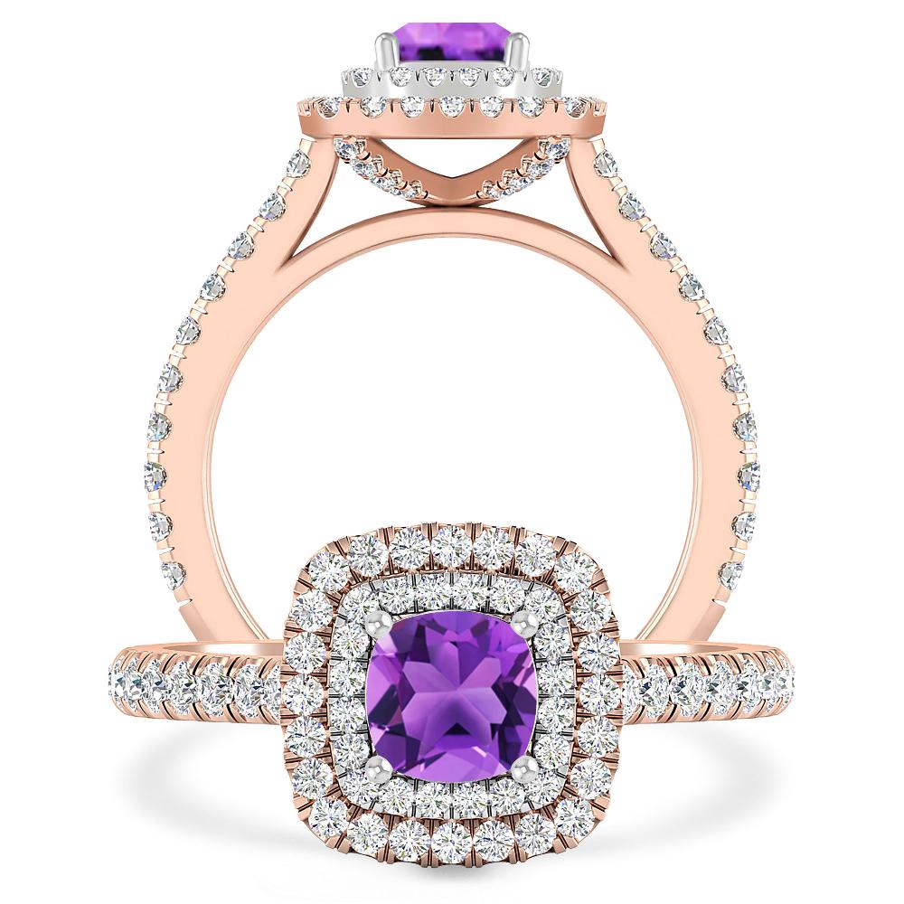 Rose Gold - Amethyst