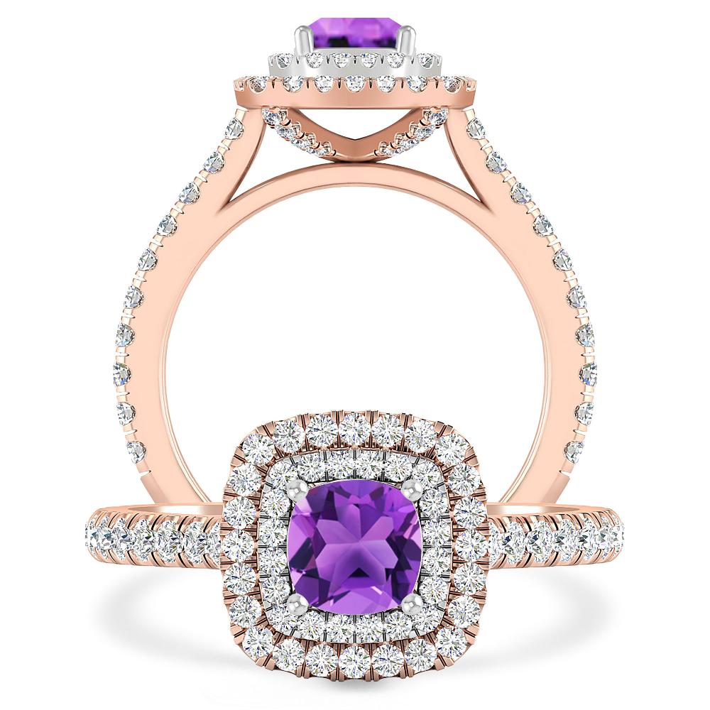 Rose Gold - Amethyst