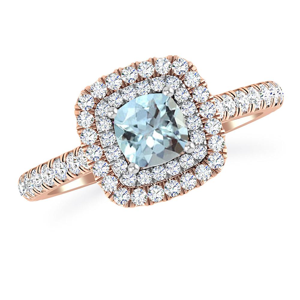 White Gold - Aquamarine