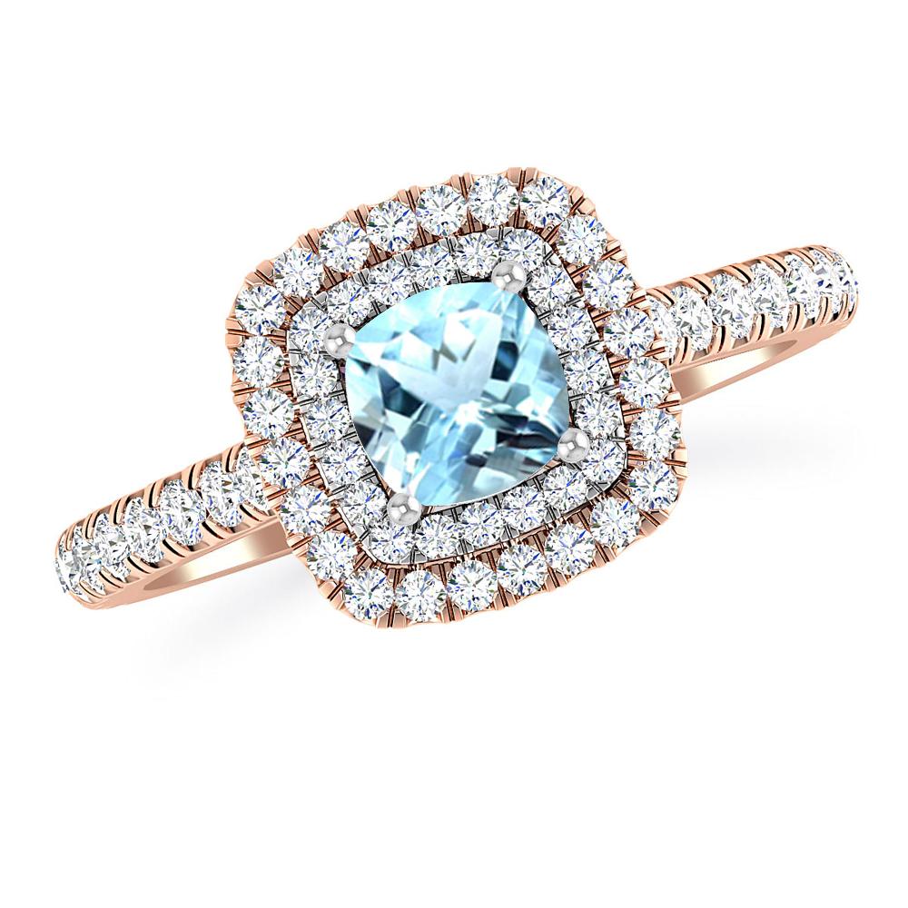 White Gold - Aquamarine