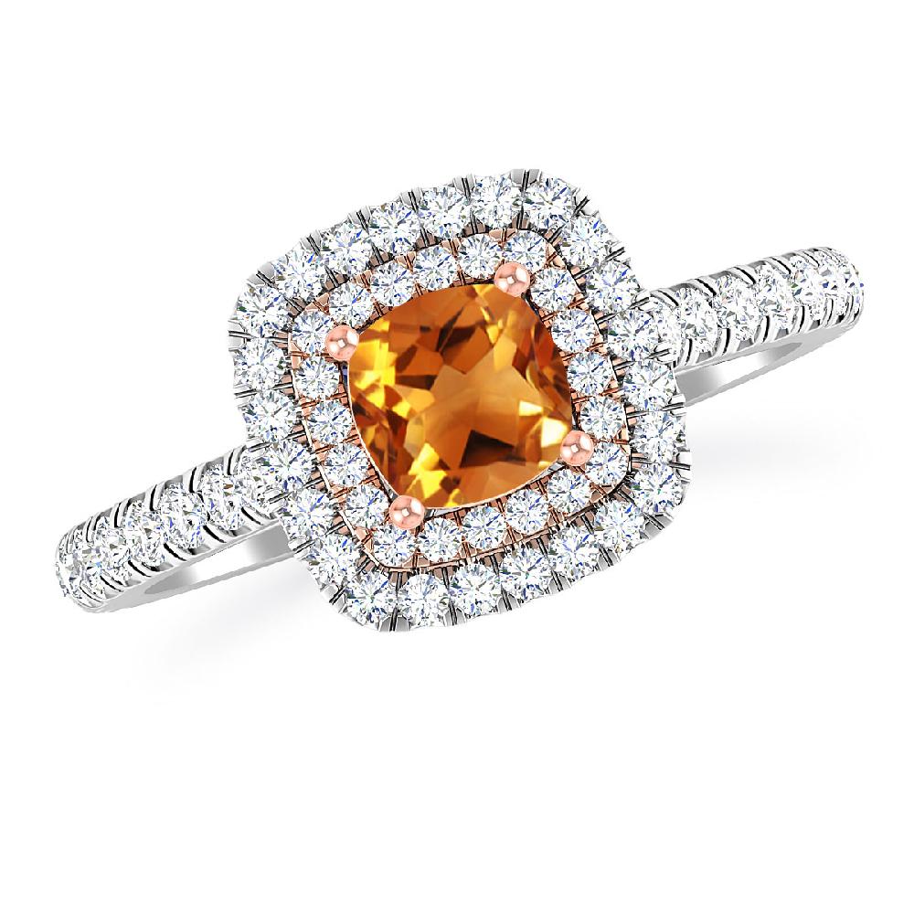 White Gold - Citrine