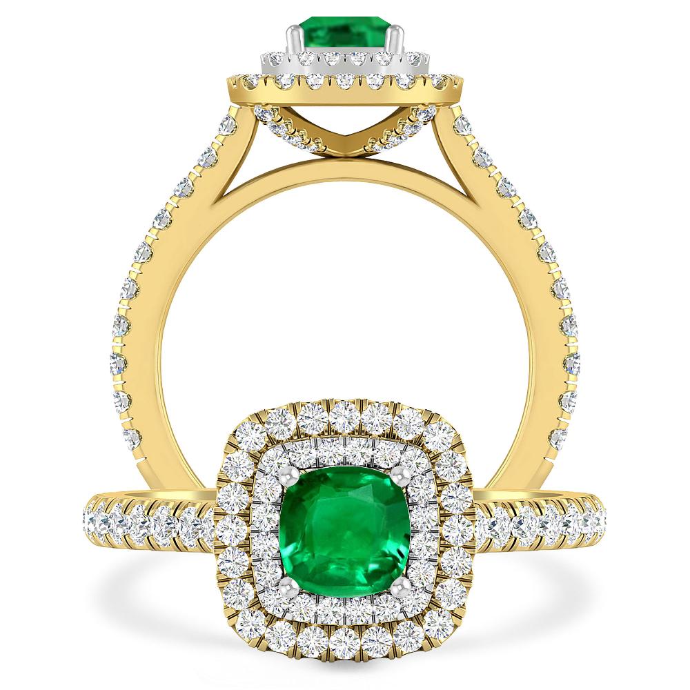 Yellow Gold - Emerald