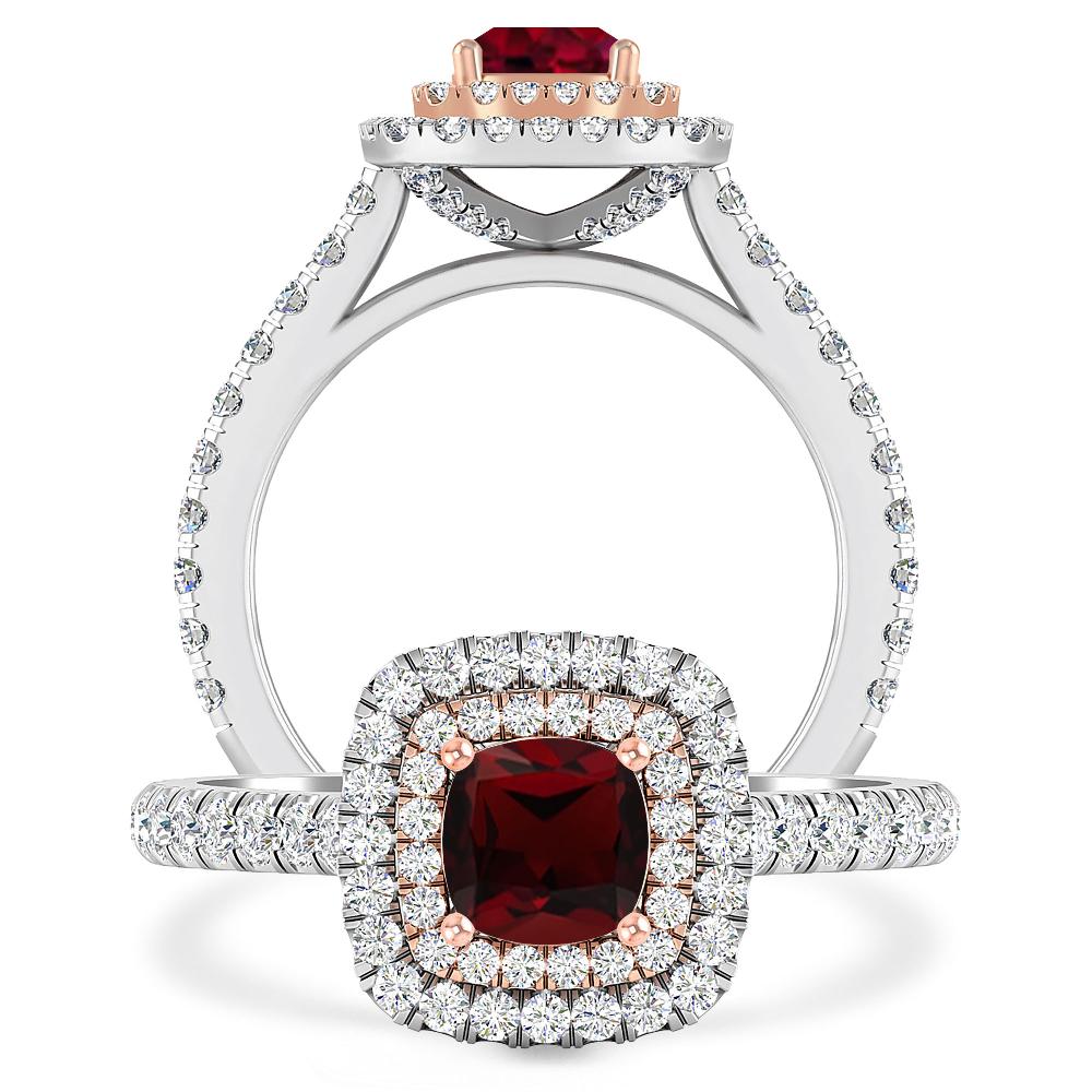 White Gold - Garnet