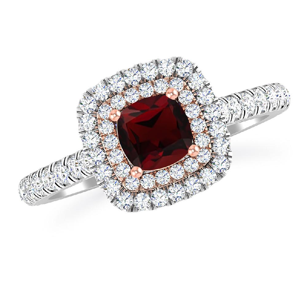 White Gold - Garnet