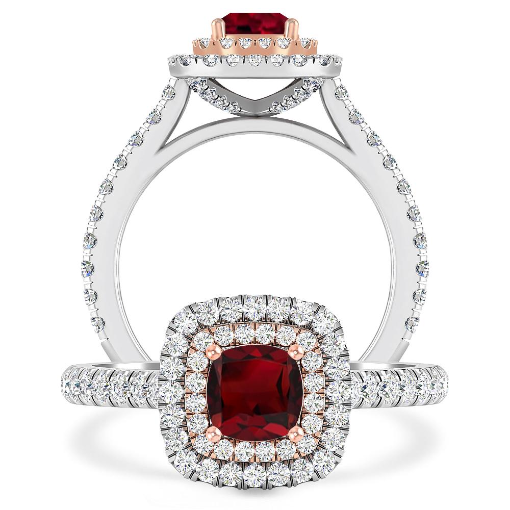 White Gold - Garnet